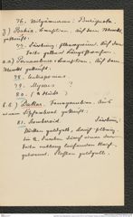 Nachlass Franz Steindachner, Liste (zu Inv.Nr. 537.01) von Prinzessin Therese von Bayern an Franz Steindachner, Inv.Nr. 537.06, Seite 19